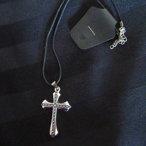 Stainless Steel Pendant Rope Necklace